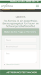 Mobile Screenshot of profemina.org
